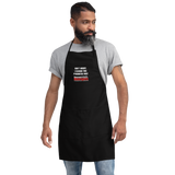 "Don't Worry" Embroidered Apron