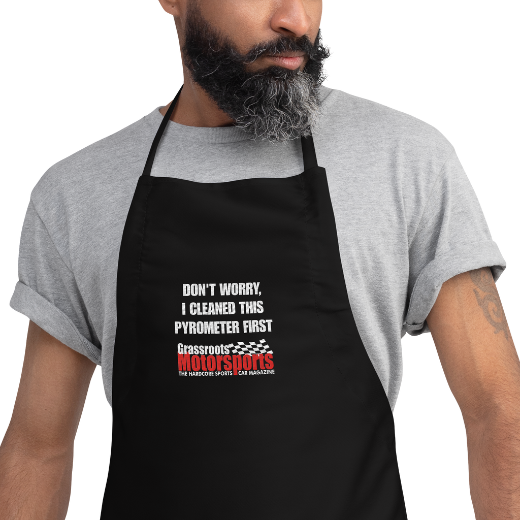 "Don't Worry" Embroidered Apron