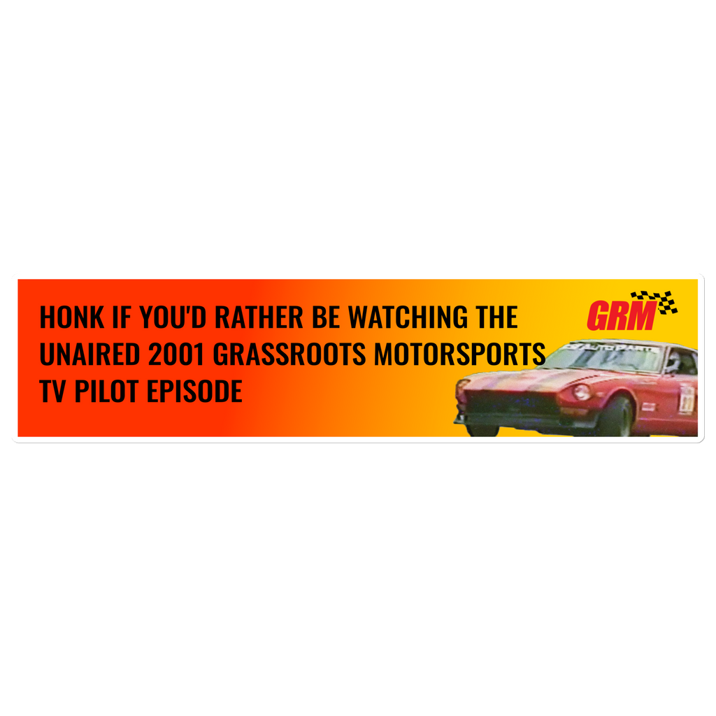 Grassroots Motorsports TV Sticker