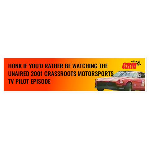 Grassroots Motorsports TV Sticker