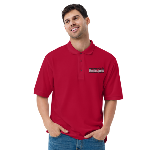 Grassroots Motorsports Embroidered Logo Polo Shirt (Red)