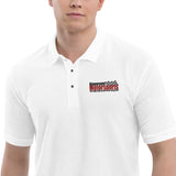 Grassroots Motorsports Embroidered Logo Polo Shirt (White/Gray)