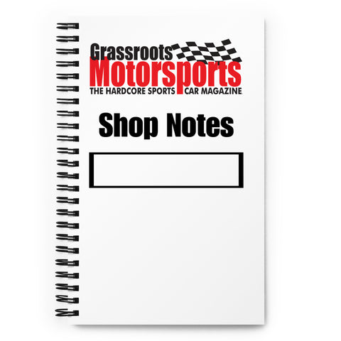 GRM Shop Notes Spiral Notebook