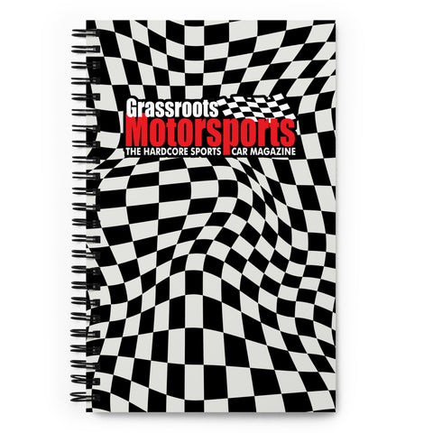 GRM Checkered Flag Spiral Notebook