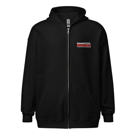 Embroidered GRM Logo Zip Hoodie