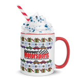 "Holiday Traffic" Mug with Color Inside