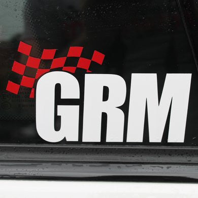 Limited Edition GRM Die-Cut Stickers (pair)