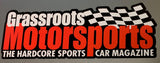 Small Grassroots Motorsports Vinyl Sticker