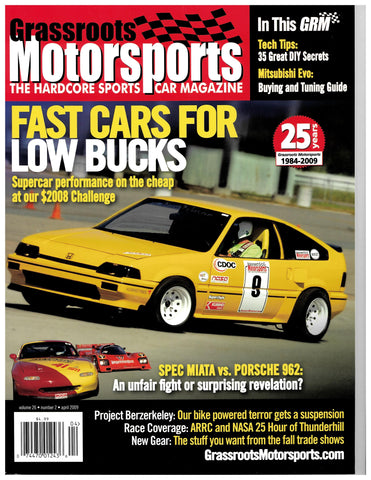 April 2009 - Fast Cars for Low Bucks