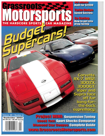 September 2003 - Budget Supercars