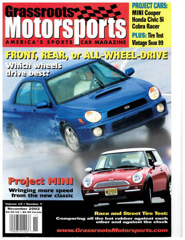 November 2002 - Front, Rear, or All-Wheel-Drive