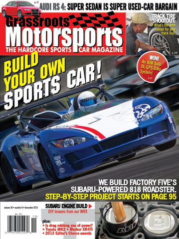December 2013- Build Your Own Sports Car!