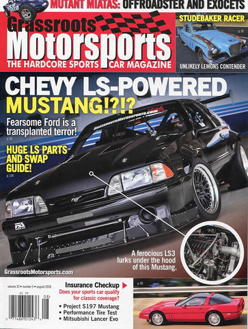 August 2016- Chevy LS-Powered Mustang!?!?