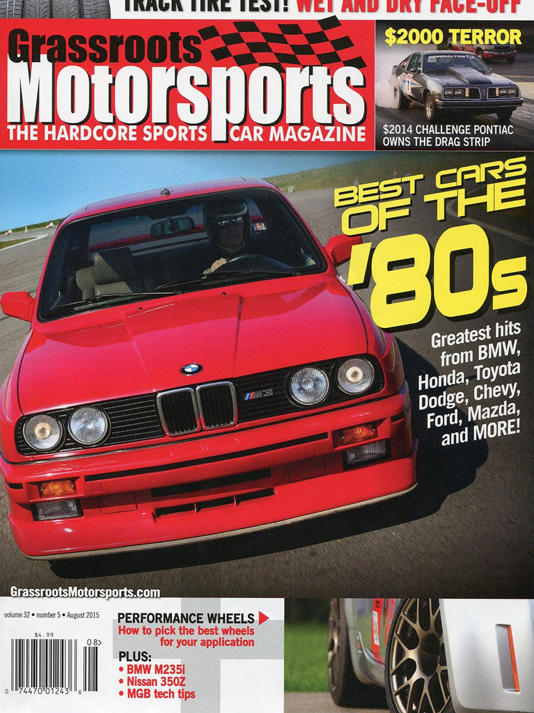 August 2015- Best Cars of the 80's